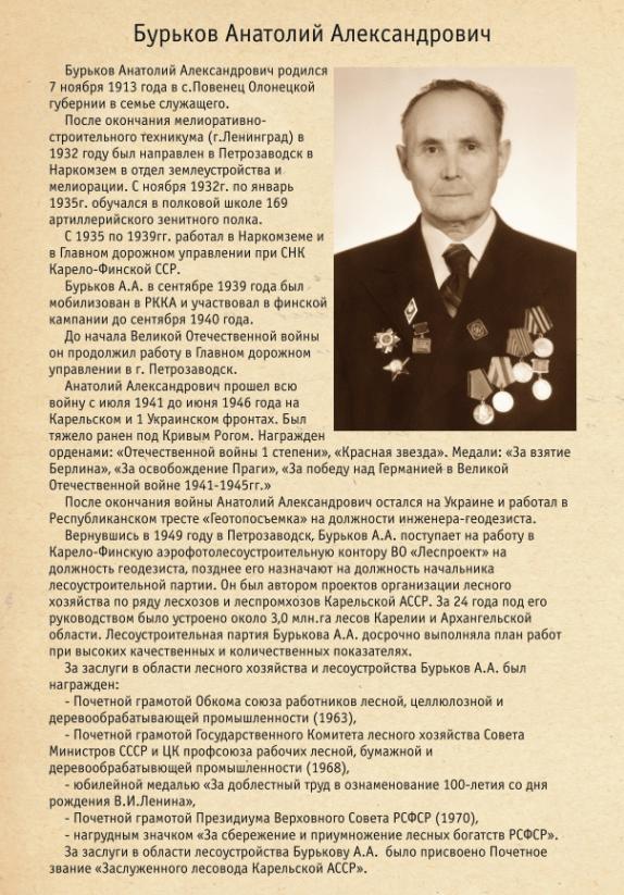 Бурьков Анатолий Александрович: информация о Ветеране